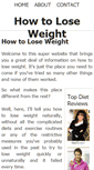 Mobile Screenshot of loseweight.intervalinc.com