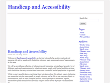 Tablet Screenshot of handicap.intervalinc.com